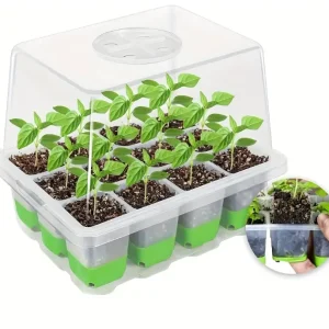 Germinador Alto 12 Celdas De Silicona Mini Invernadero