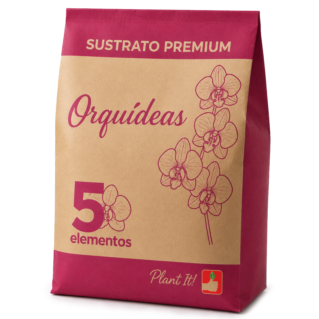 Sustrato OrquÃdeas Premium 5 Elementos