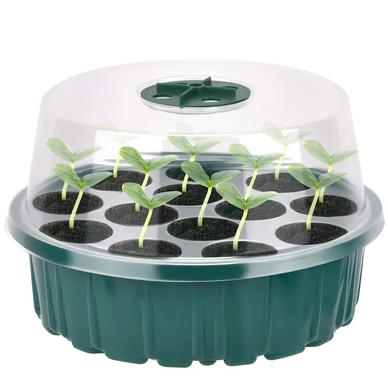 Germinador De Semillas Mini Invernadero Redondo